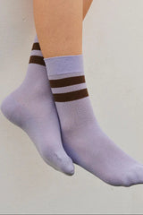Emily Socks in Lavender Sky
