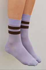 Emily Socks in Lavender Sky