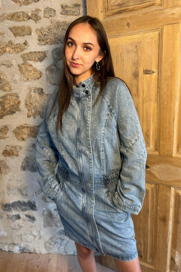 Denim Long Sleeve Dress