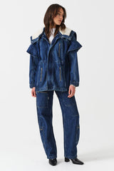 Finn Jacket in Phoenix Two Tone Indigo