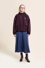 Garance Waterproof Jacket in Blackcurrant