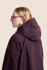 Garance Waterproof Jacket in Blackcurrant