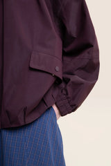 Garance Waterproof Jacket in Blackcurrant
