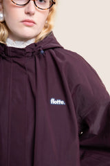 Garance Waterproof Jacket in Blackcurrant