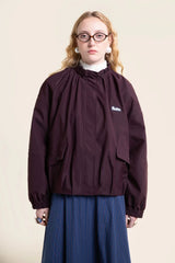 Garance Waterproof Jacket in Blackcurrant