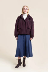 Garance Waterproof Jacket in Blackcurrant