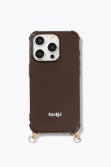 iPhone Case in Dark Brown