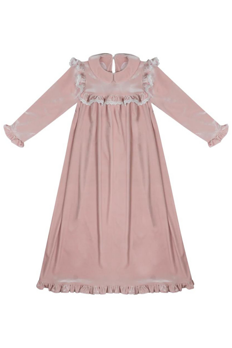 Pollyanna Old Fashioned Nightdress in Soft Pink