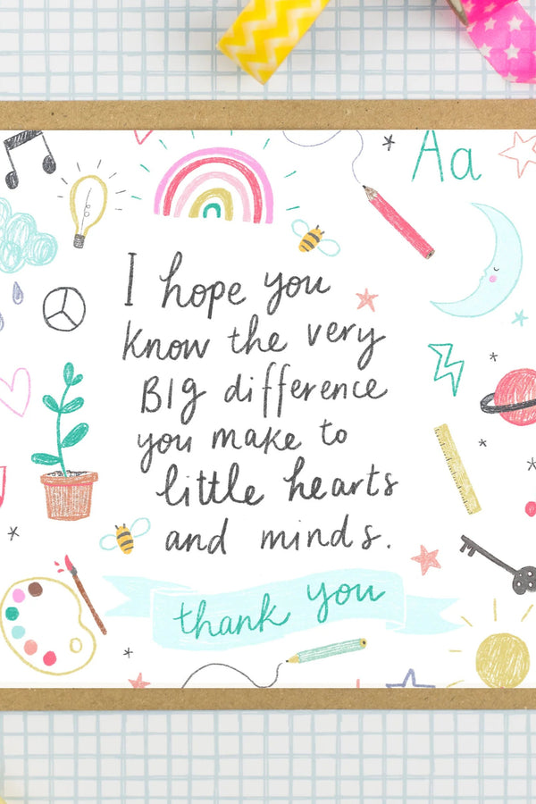 Teacher Thank You Card