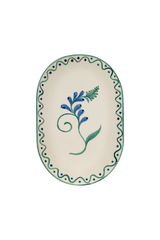 Indigo Flora Serving Platter