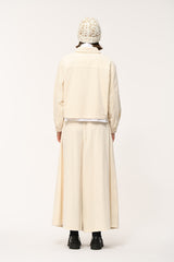 Corduroy Jacket in Off White