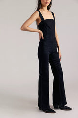 Suns Out Bootcut Jumpsuit in Black