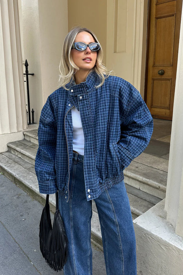 Juno Jacket in Houndstooth