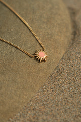 Sunshine Necklace in Pink Dusk