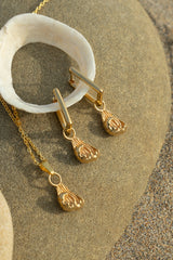 Adrift Earrings in Gold