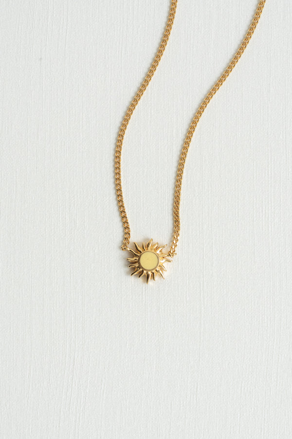 Sunshine Necklace in Golden Haze