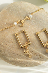 'You're My Lobster' Pearl Bracelet in Gold