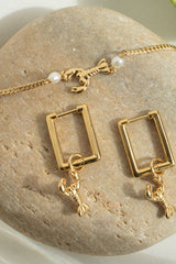 Adrift Earrings in Gold