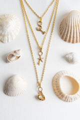 Adrift Pendants in Gold