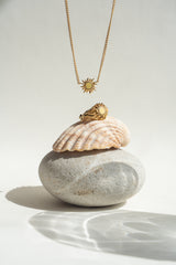 Sunshine Necklace in Golden Haze