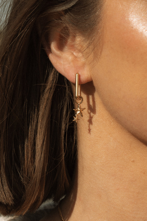 Adrift Earrings in Gold