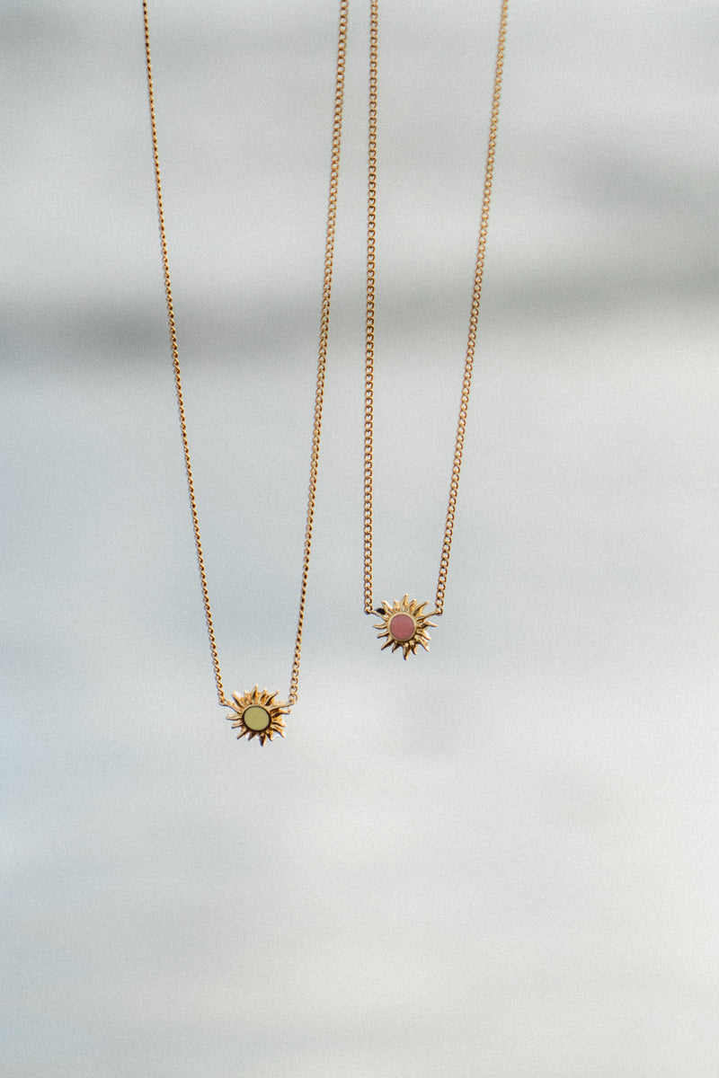 Sunshine Necklace in Golden Haze
