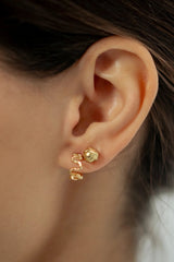 Twirl Hoop Earring Gold