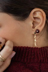 Shard Drop Earring Gold