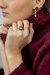 Shard Drop Earring Gold