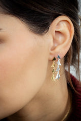 Shard Drop Earring Silver