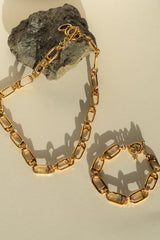 Arc Loop Bracelet  Gold
