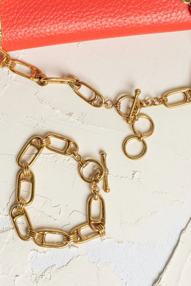 Arc Loop Chain Gold