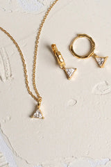 Prism Necklace Gold
