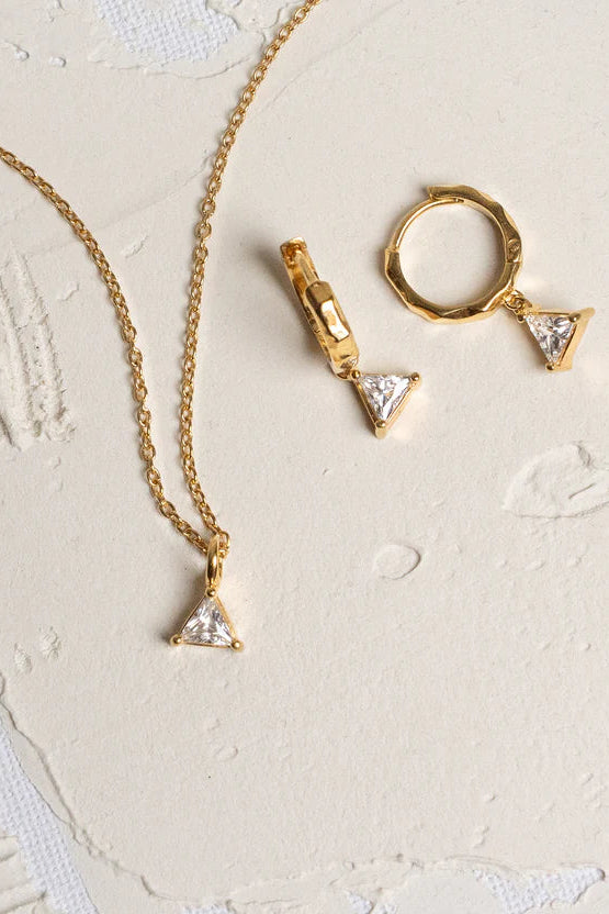 Prism Necklace Gold