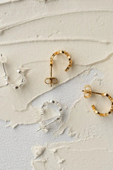 Twirl Hoop Earring Silver