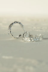 Burren Hoop Earrings Silver