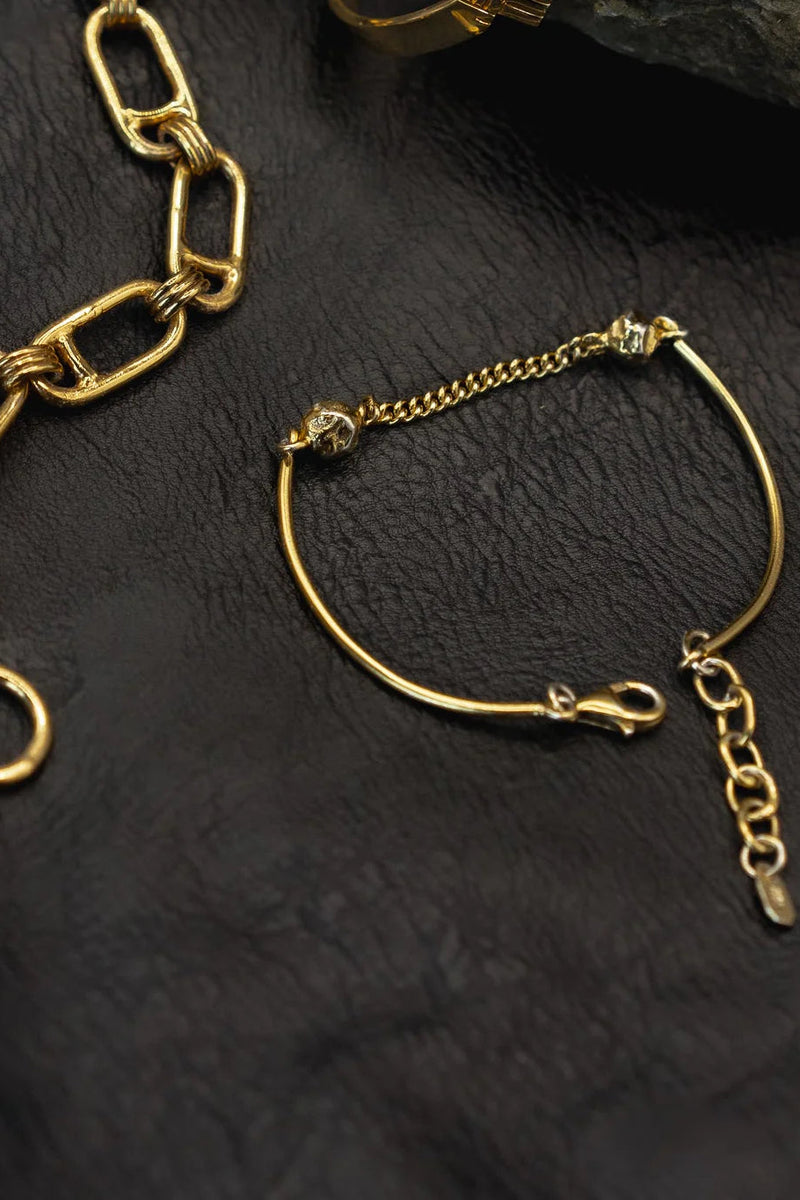 Carraig Bracelet in Gold