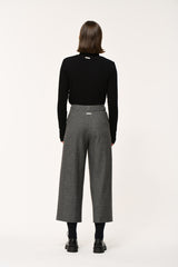 Sculpted Jersey Trouser in Grey