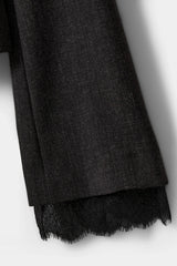 Lacco Suiting Blouse in Dark Grey