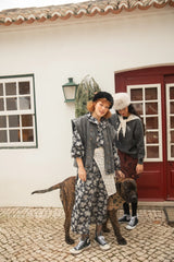 Lace Apron in Ecru