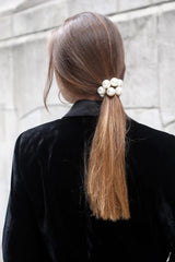 Round Pearly Scrunchie, Large