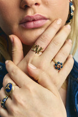 LOVE Rules Ring in Gold