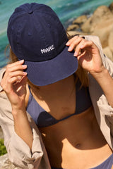 Mare Slogan Baseball Hat in Navy
