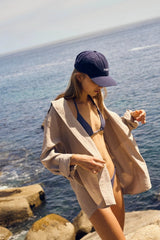 Mare Slogan Baseball Hat in Navy