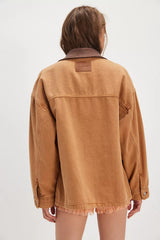 Denim Jacket in Meerkat Brown
