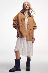 Denim Jacket in Meerkat Brown