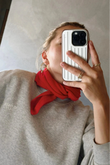 Cashmere Scarf in Red