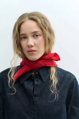 Cashmere Scarf in Red