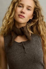 Cashmere Scarf in Taupe