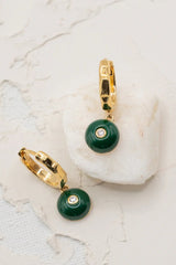 Mini Celt Hoop in Green